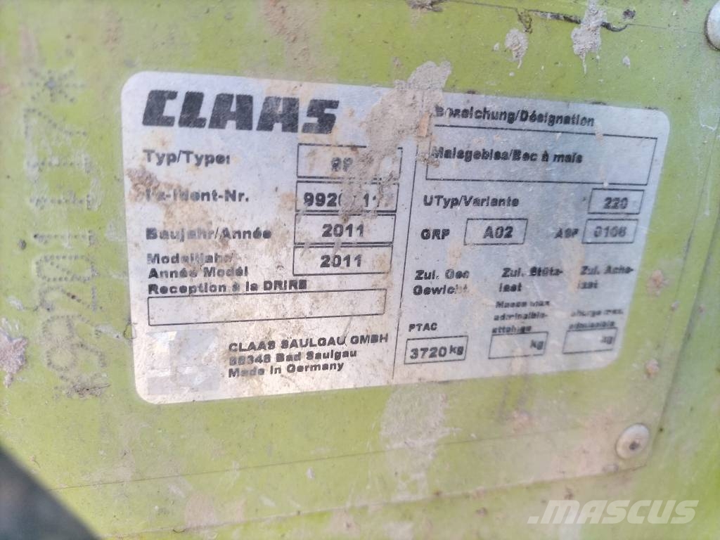 CLAAS Orbis 900 Stroje na zber krmovín-príslušenstvo