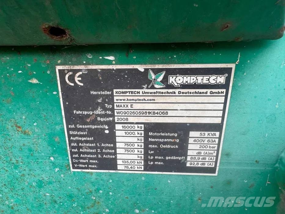 Trommel/ Mobilny przesiewacz bębnowy Komptech MAXX E Rumpuseulat