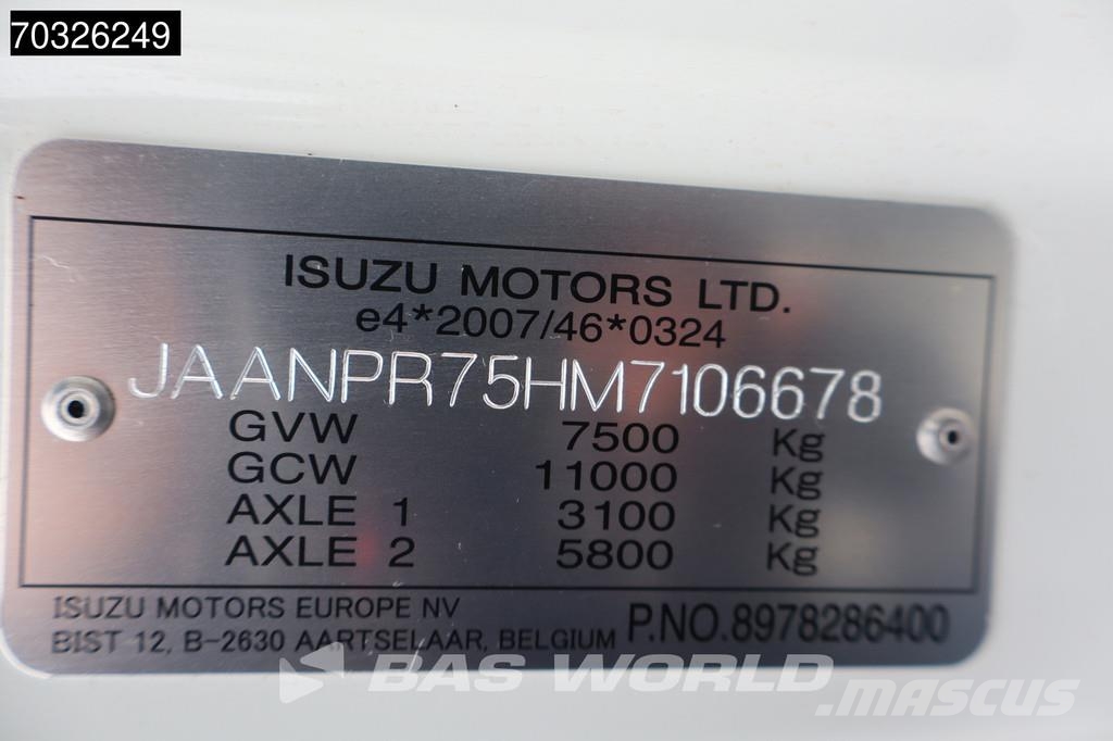 Isuzu P75 4X2 NEW! 7.5T Gradinariu Garbage Truck 7 Camiones de basura