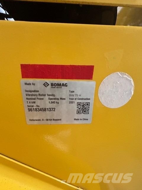 Bomag Walze BW75H DE Vibrationsgeräte