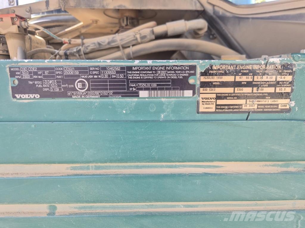 Volvo L30B-Z/X - year 2007 - 9420 hours لوادر بعجل
