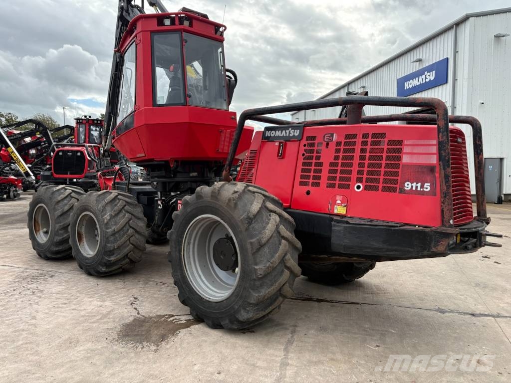 Komatsu 911.5 Harvesteriai (miško kirtimo mašinos)