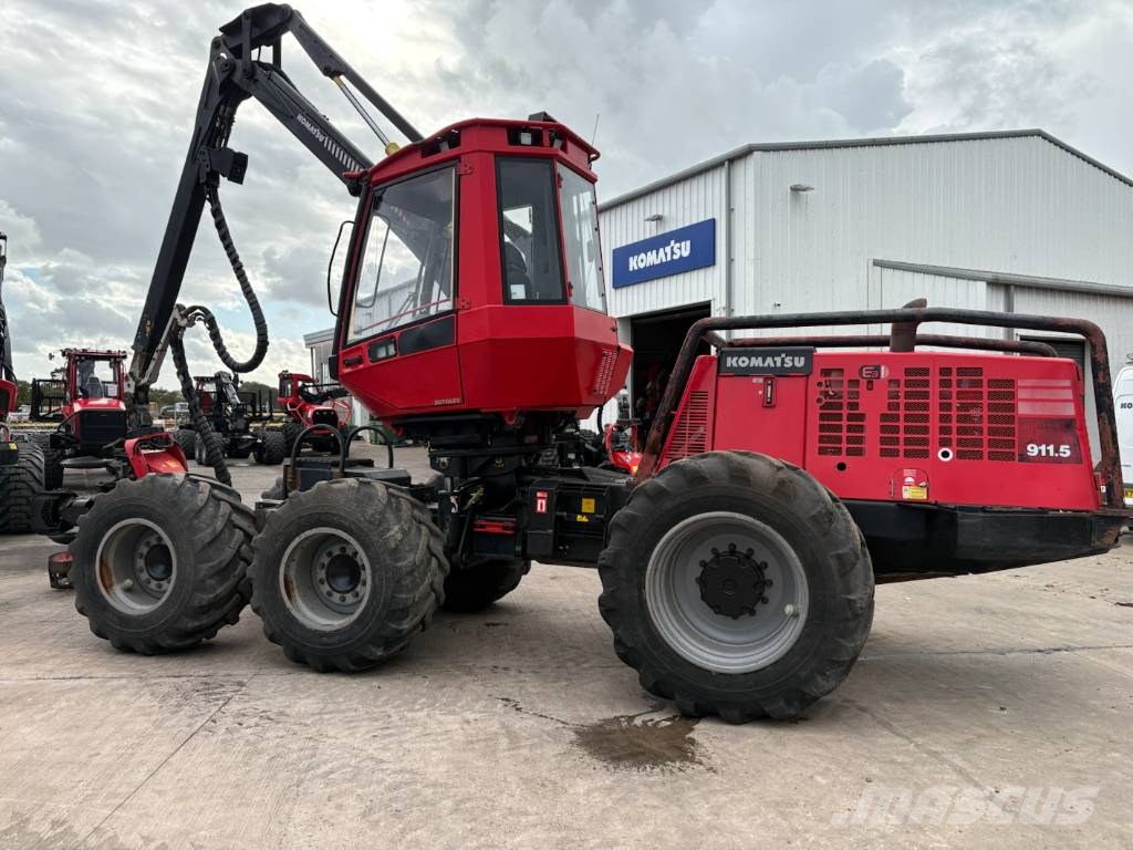 Komatsu 911.5 Harvesteriai (miško kirtimo mašinos)