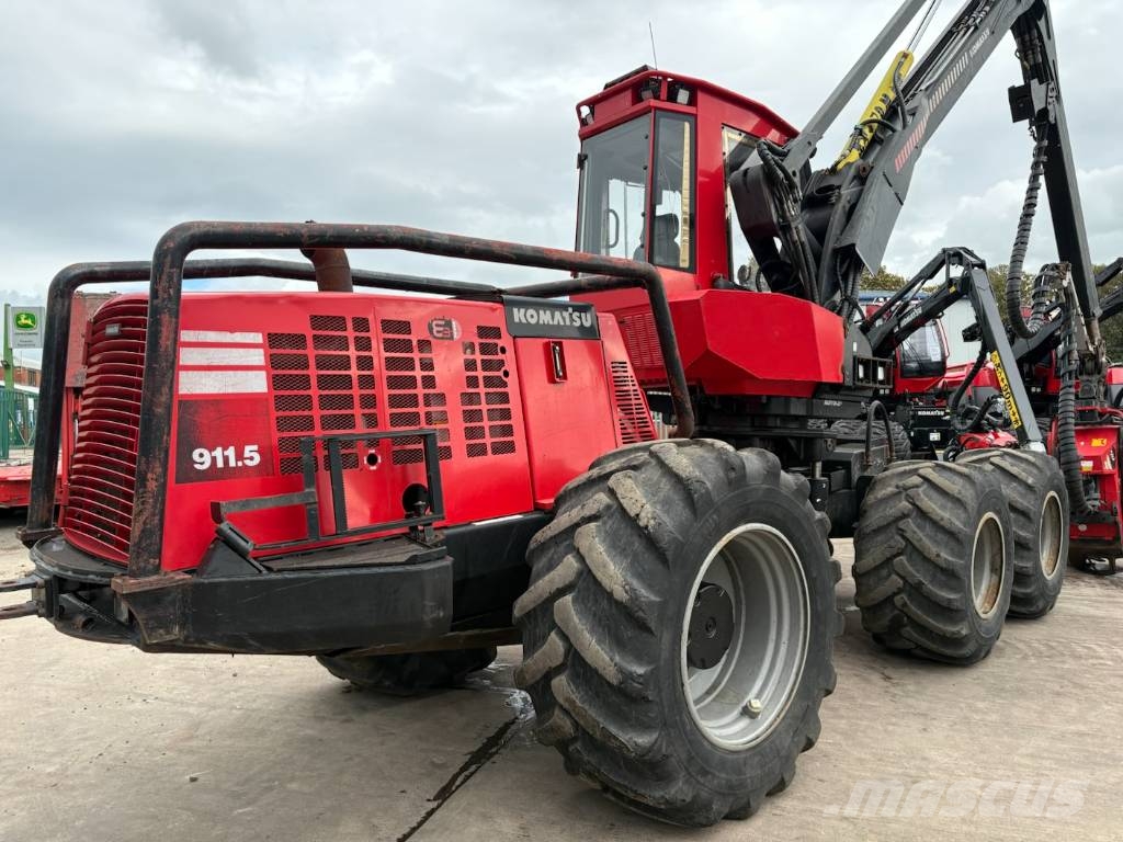 Komatsu 911.5 Harvesteriai (miško kirtimo mašinos)