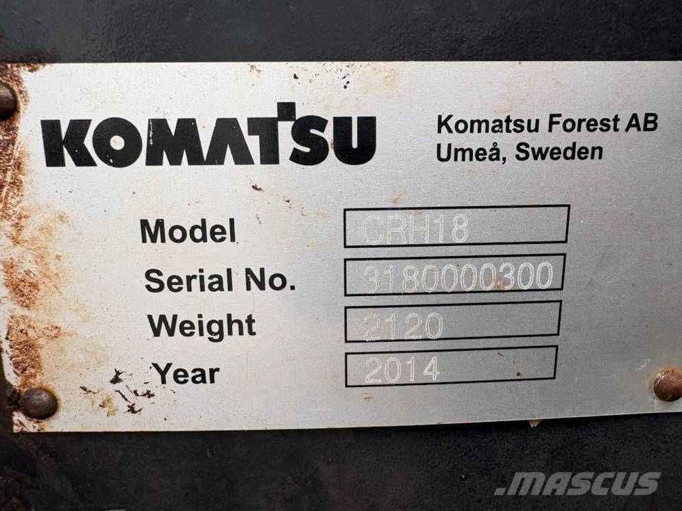 Komatsu 911.5 Harvesteriai (miško kirtimo mašinos)