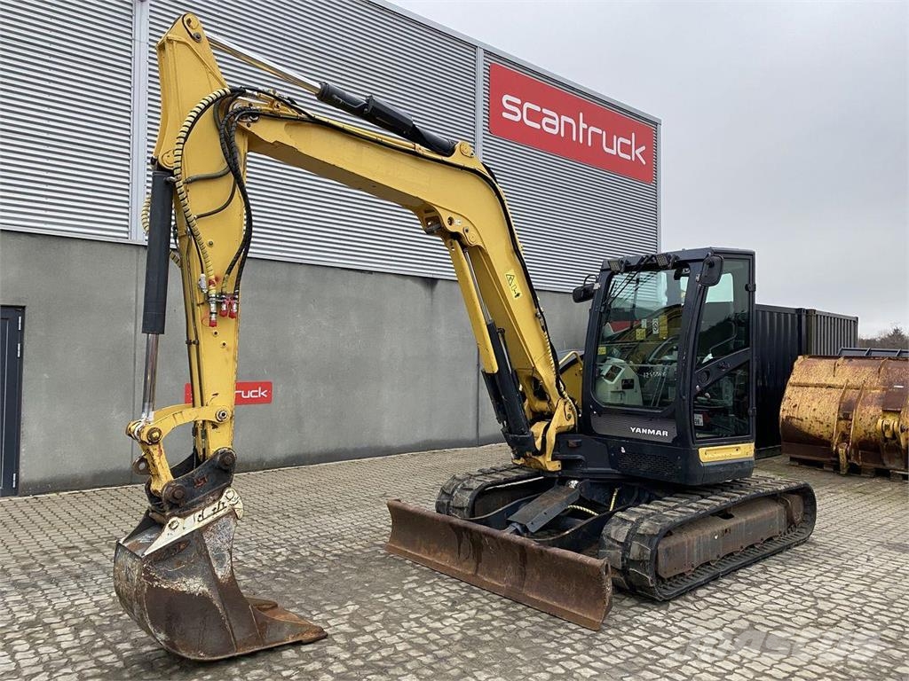 Yanmar VIO80-1A حفارات بعجل