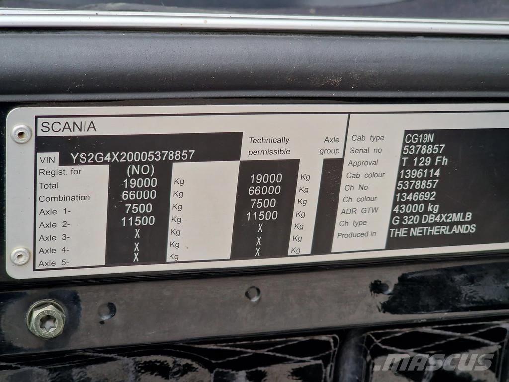 Scania G320 4x2 - Bussbygg box - Full air - Euro 6 - Navi Tovornjaki zabojniki