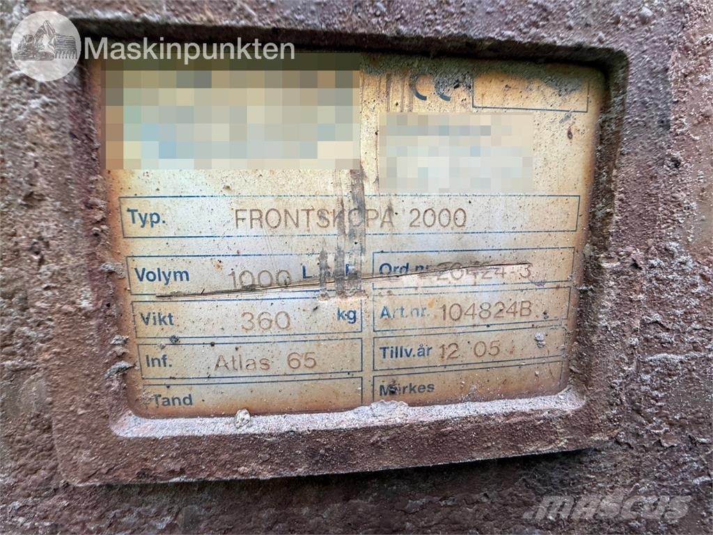 Atlas 65 Iekrāvēji uz riteņiem