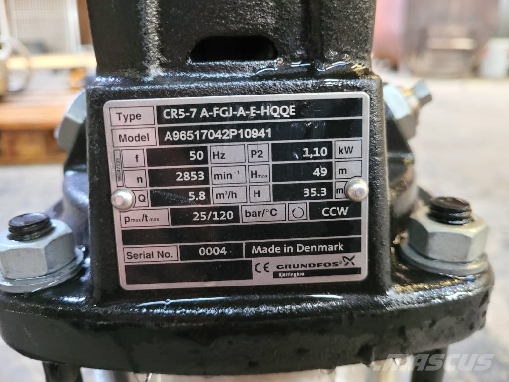 Grundfos waterpomp CR15-17 + CR5-7 + etc Wasserpumpen