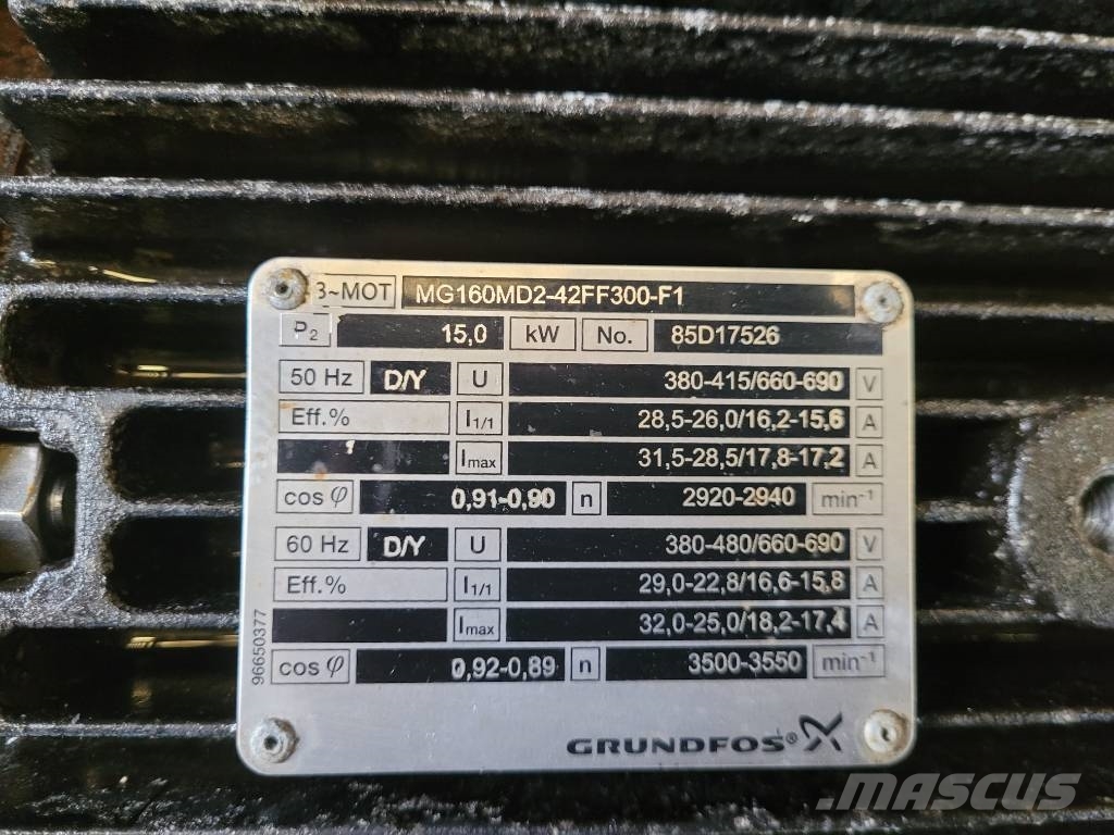 Grundfos waterpomp CR15-17 + CR5-7 + etc Wasserpumpen