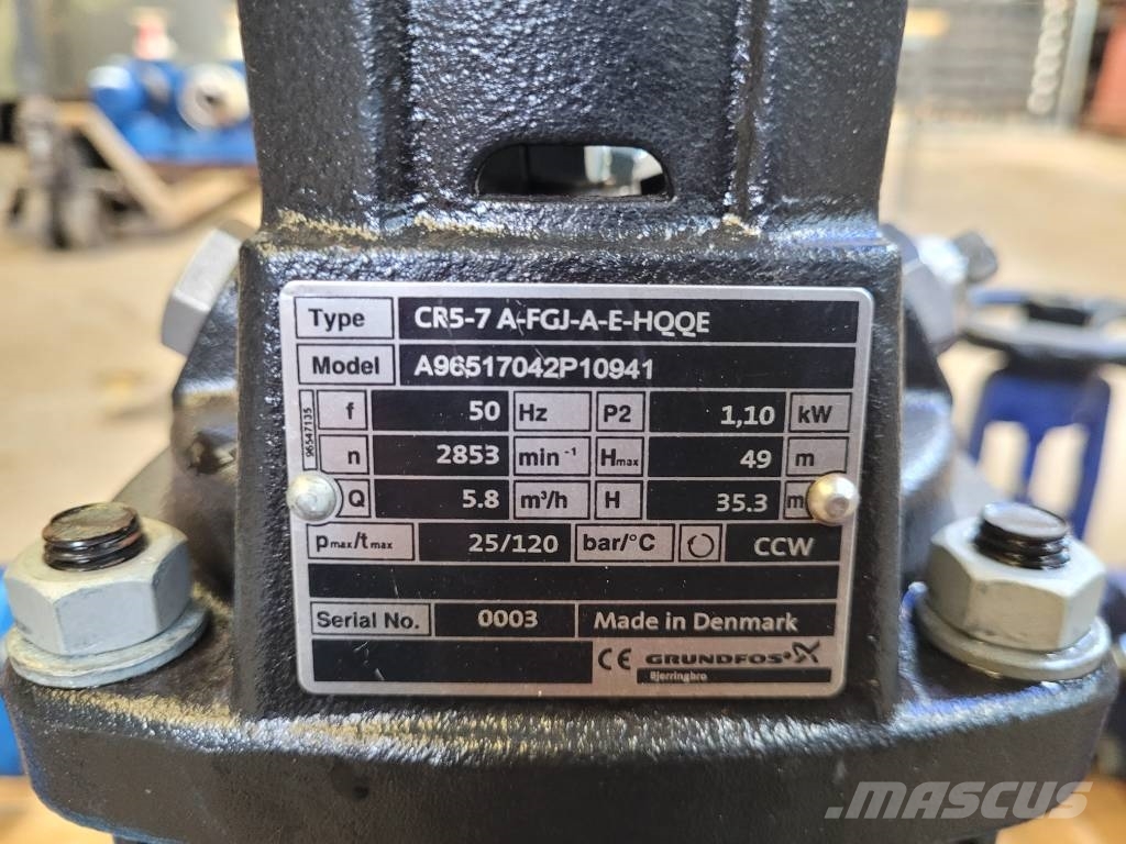 Grundfos waterpomp CR15-17 + CR5-7 + etc Wasserpumpen