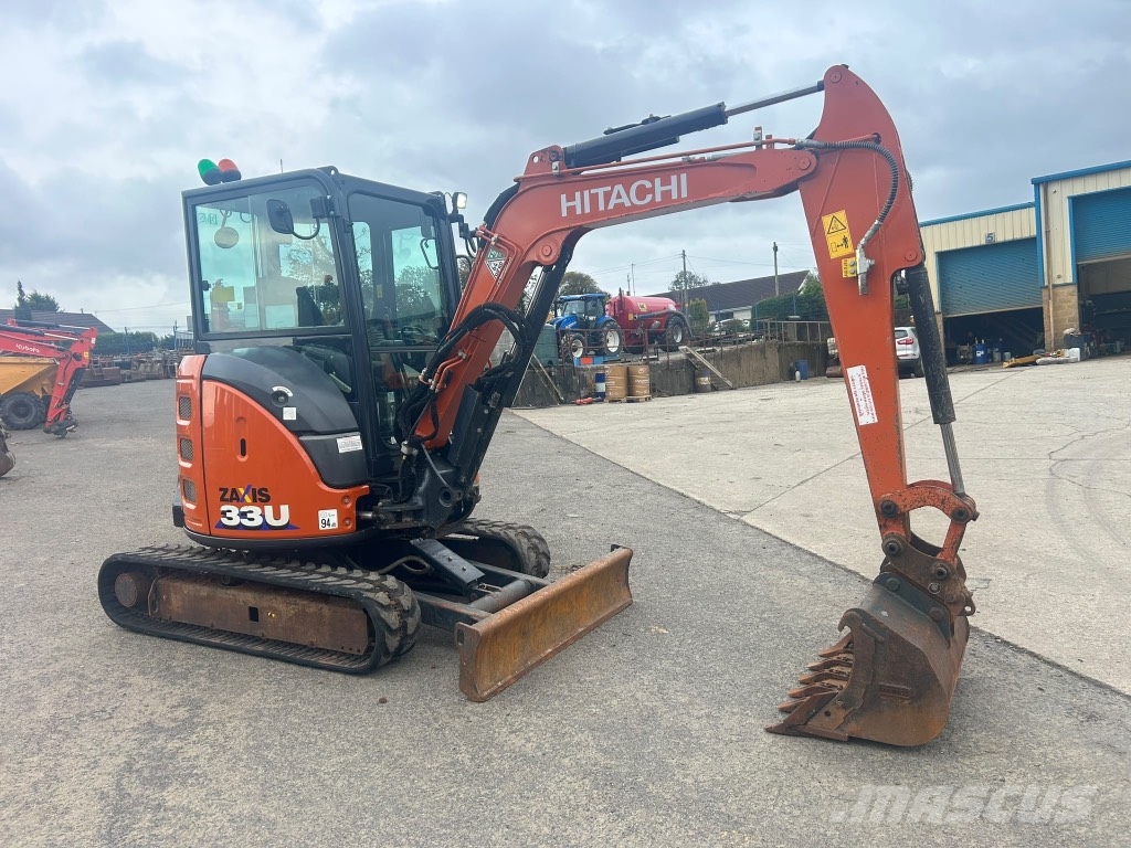 Hitachi ZX33 U-6 حفارات صغيرة أقل من 7 طن (حفارات صغيرة)