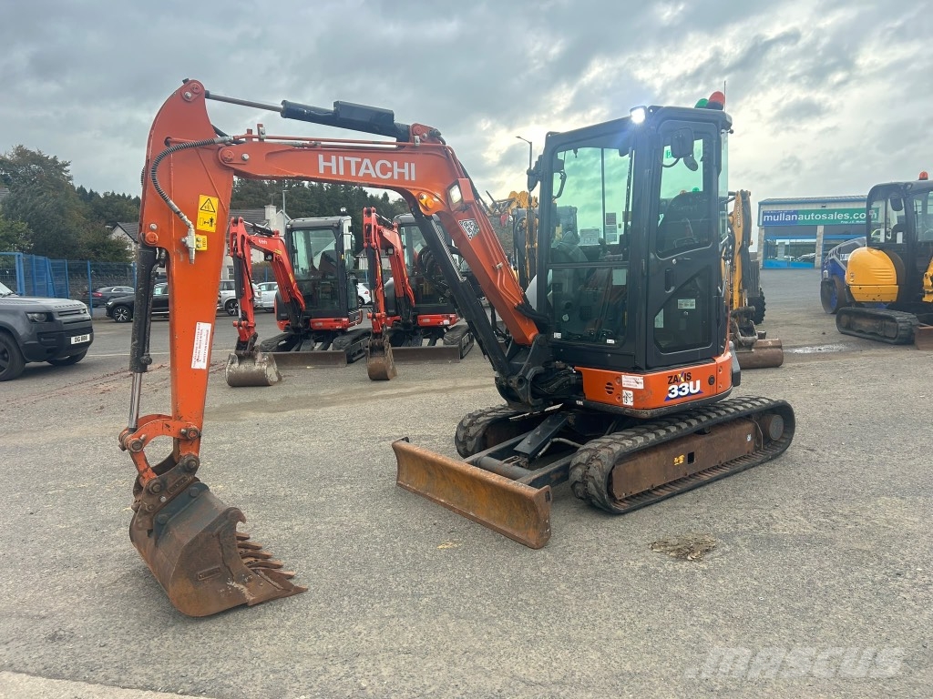 Hitachi ZX33 U-6 حفارات صغيرة أقل من 7 طن (حفارات صغيرة)