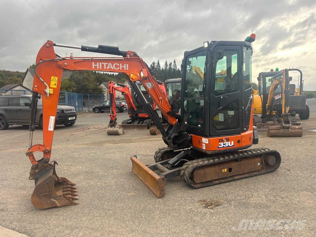 Hitachi ZX33 U-6 حفارات صغيرة أقل من 7 طن (حفارات صغيرة)