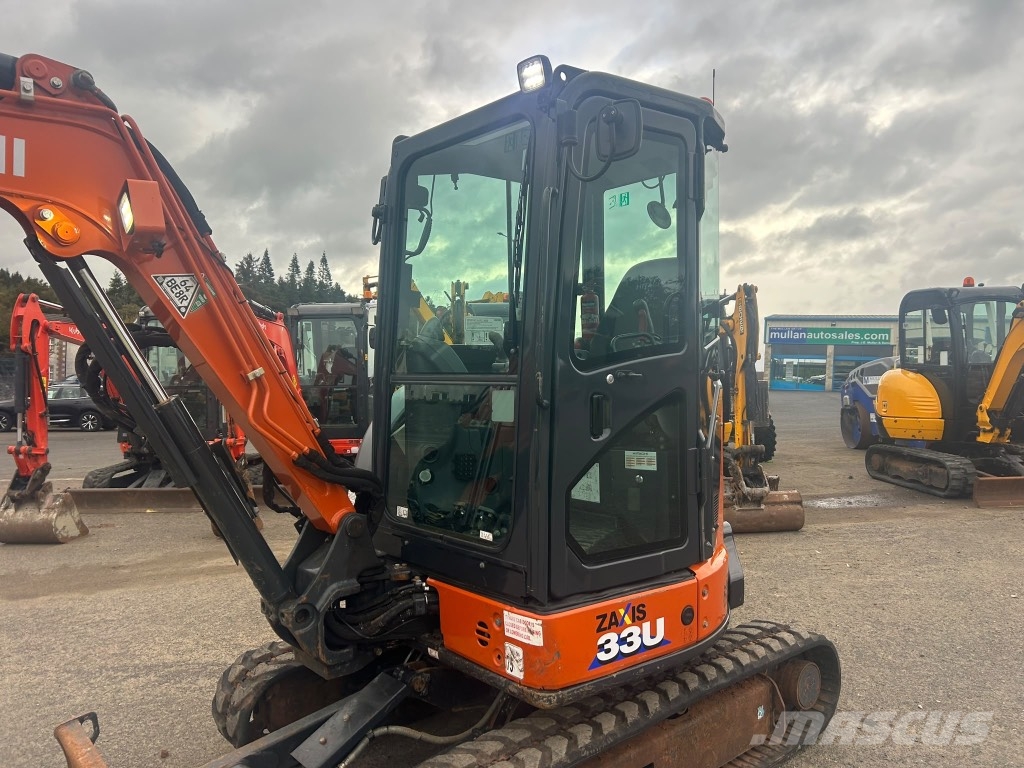 Hitachi ZX33 U-6 حفارات صغيرة أقل من 7 طن (حفارات صغيرة)