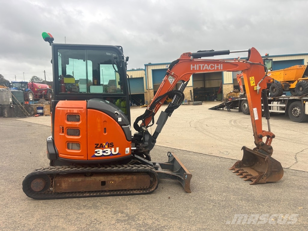 Hitachi ZX33 U-6 حفارات صغيرة أقل من 7 طن (حفارات صغيرة)