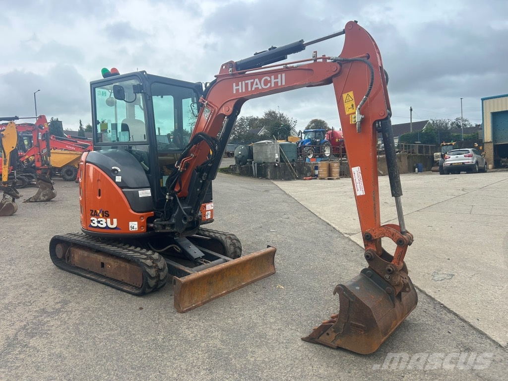 Hitachi ZX33 U-6 حفارات صغيرة أقل من 7 طن (حفارات صغيرة)