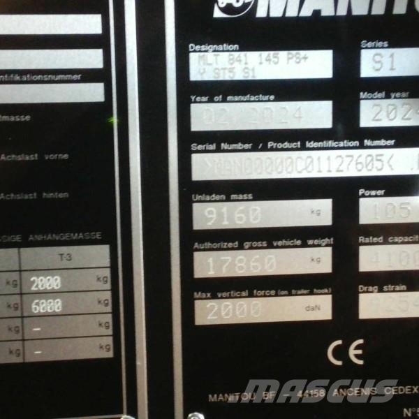 Manitou MLT 841-145 PS+ مناولات متداخلة