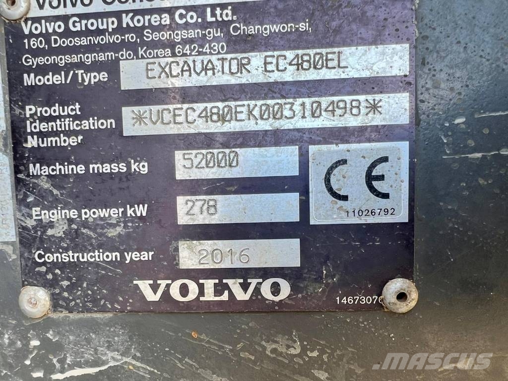 Volvo EC 480 EL Long Pelle sur chenilles