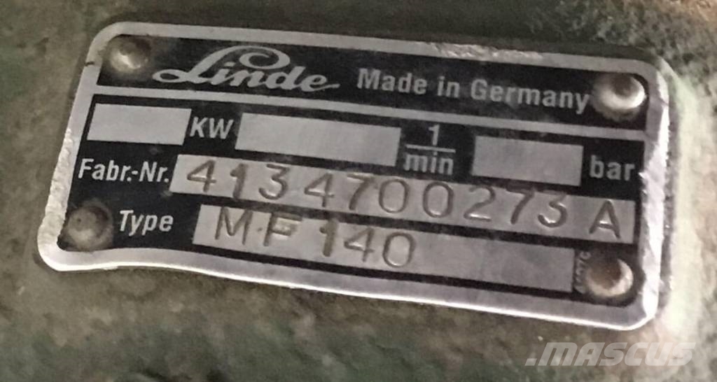 Linde MF 140 هيدروليات