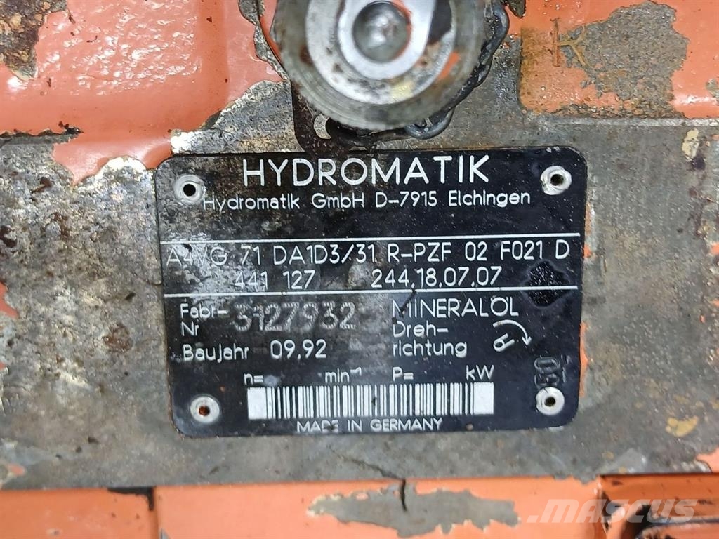 Atlas AR62D-Hydromatik A4VG71DA1D3-Drive pump/Rijpomp Hidraulika