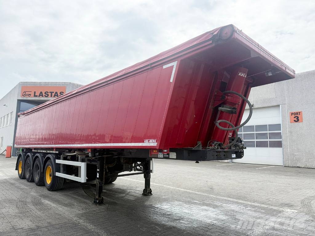Kel-Berg 4 axle Tipper / Alukastenmulde Kipper Semi-reboques basculantes
