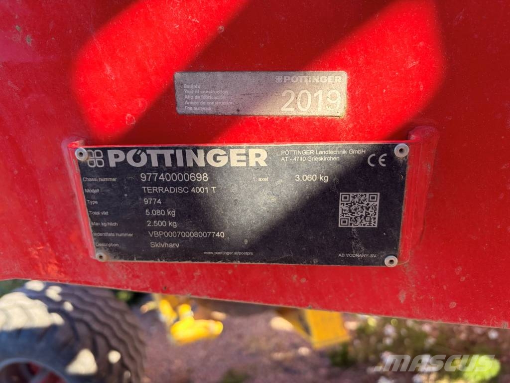 Pöttinger TerraDisc 4001 T Randaalid
