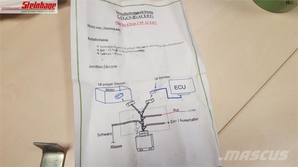 CAT Motoroptimierung CAT Accessoires voor maaidorsmachines