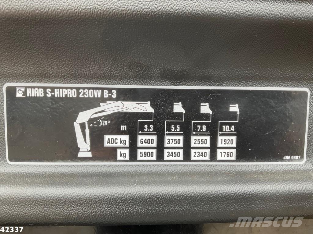 DAF FAN CF 340 Hiab 23 Tonmeter laadkraan Мусоровозы