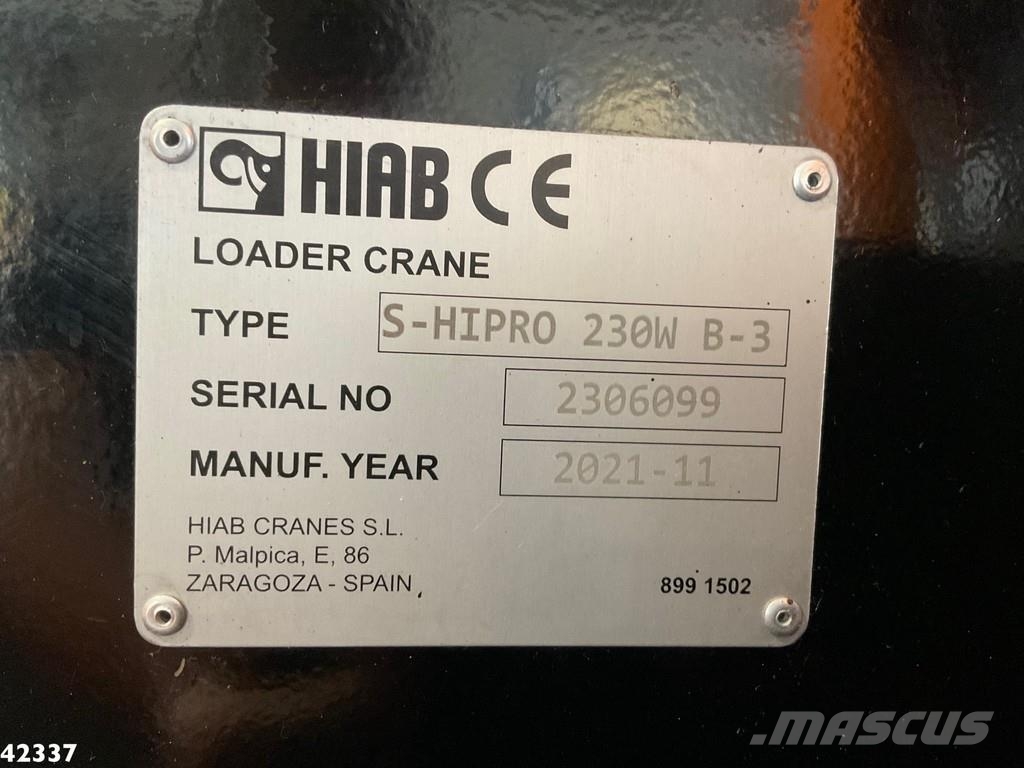 DAF FAN CF 340 Hiab 23 Tonmeter laadkraan Мусоровозы