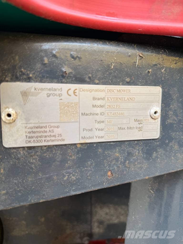 Kverneland 2832 FS Mäher