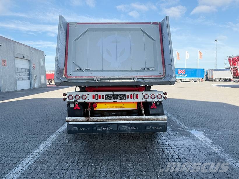 Kel-Berg Tipper / Alukastenmulde Kipper 37 m3 نصف مقطورات قلابة