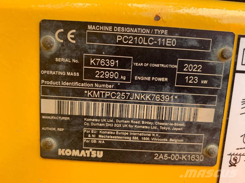 Komatsu PC210LC-11 Escavatori cingolati