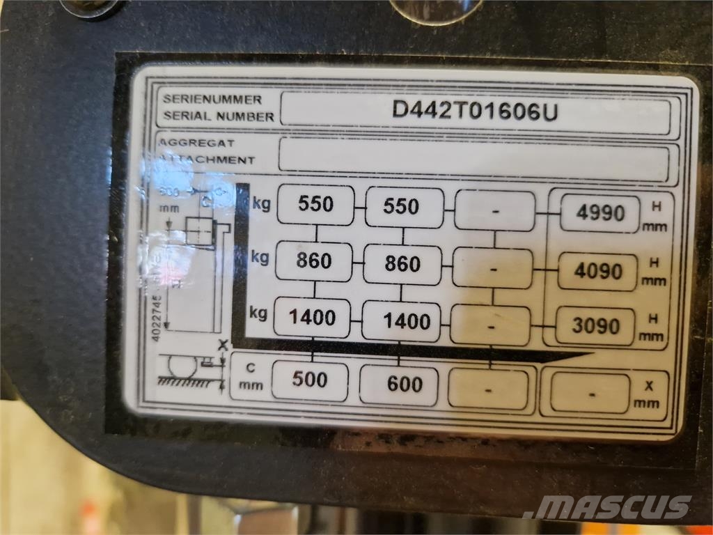 Hyster S1.4S IL Ηλεκτρικά παλετοφόρα με ιστό