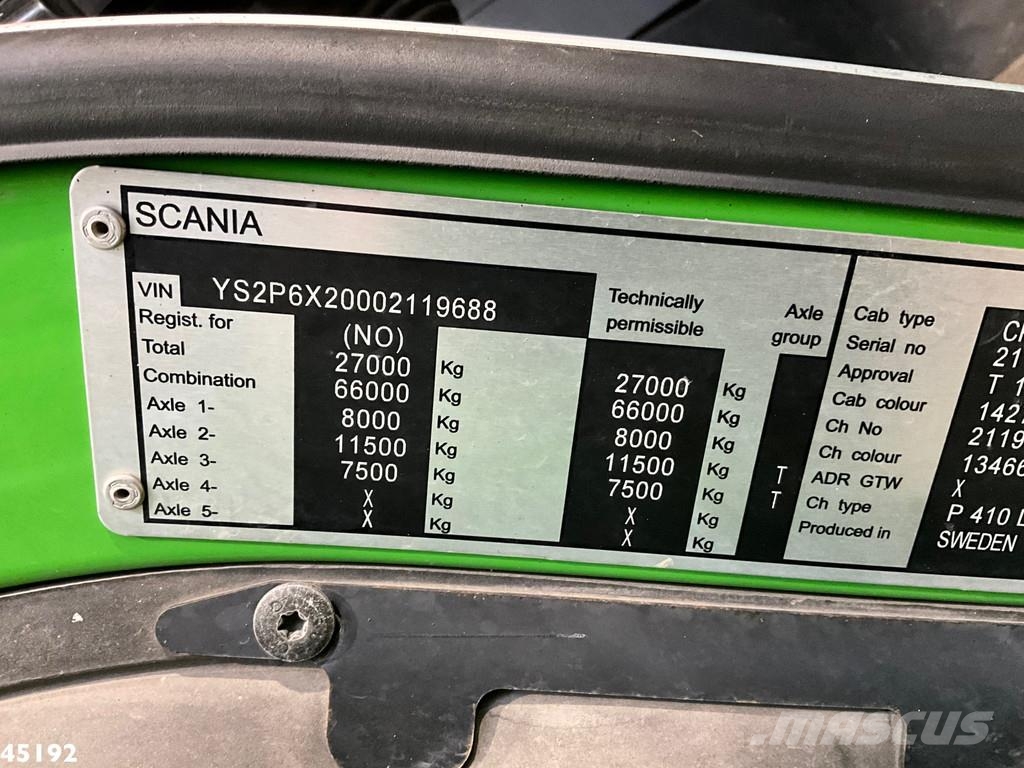 Scania P 410 Euro 6 Geesink Norba MF 300, 21m³ Jäteautot