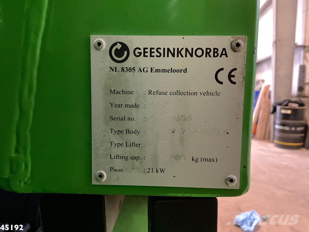 Scania P 410 Euro 6 Geesink Norba MF 300, 21m³ Waste trucks