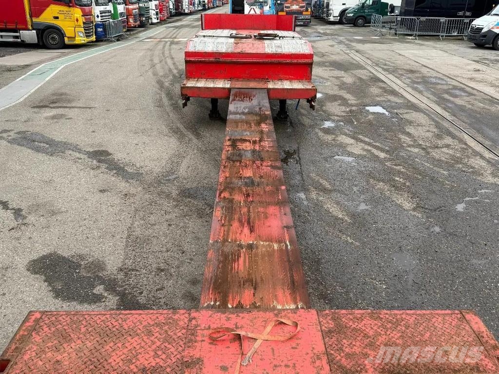 Kel-Berg 4 AXLE - SAF - EXTENDABLE 6,35 METER نصف مقطورة مسطحة منخفضة