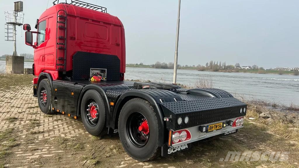 Scania R144-460 V8 Showtruck | origineel NL | handgeschak 中古トラクターヘッド | トレーラーヘッド