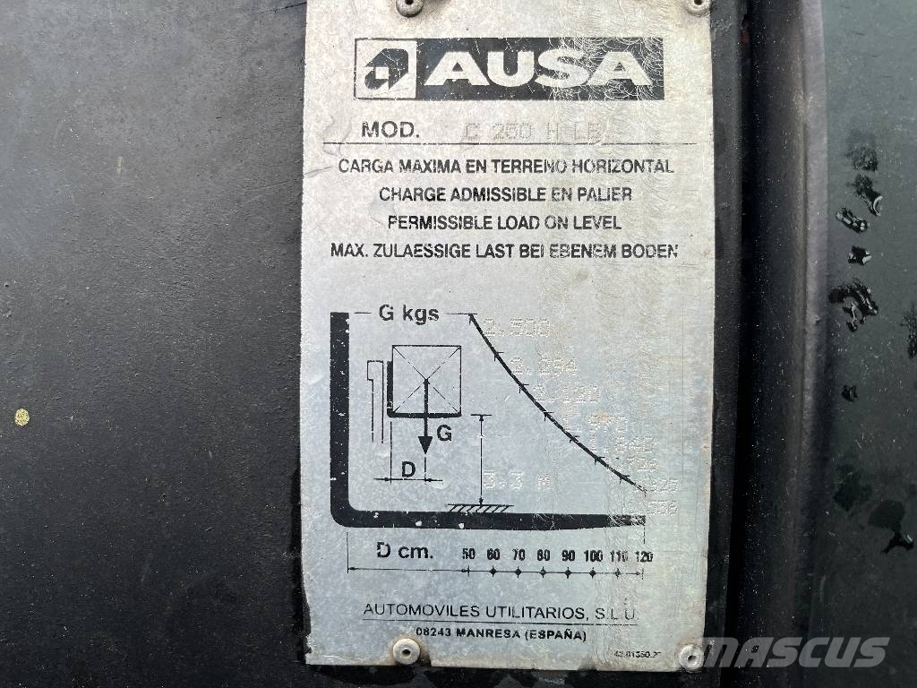 Ausa C250HLE 4WD V-4226 IO Vanterenski viljuškar