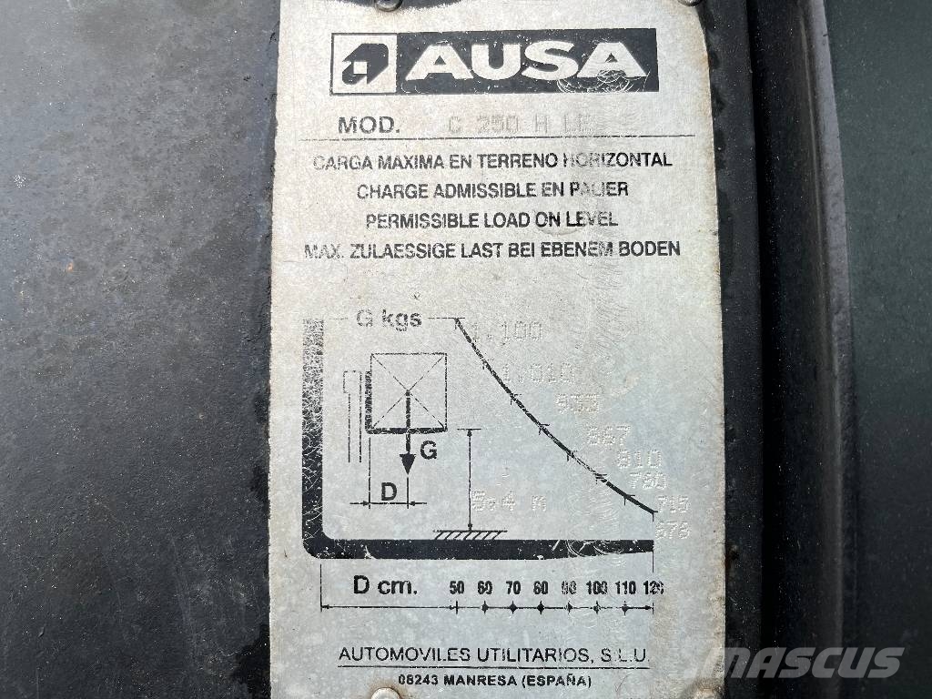 Ausa C250HLE 4WD V-4226 IO Vanterenski viljuškar