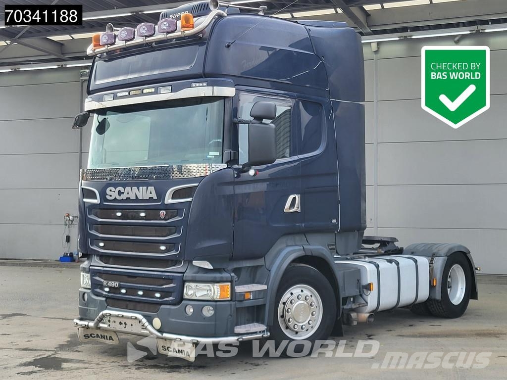 Scania R490 R 4X2 Retarder Hydraulic Standklima Navi Alco Sadulveokid