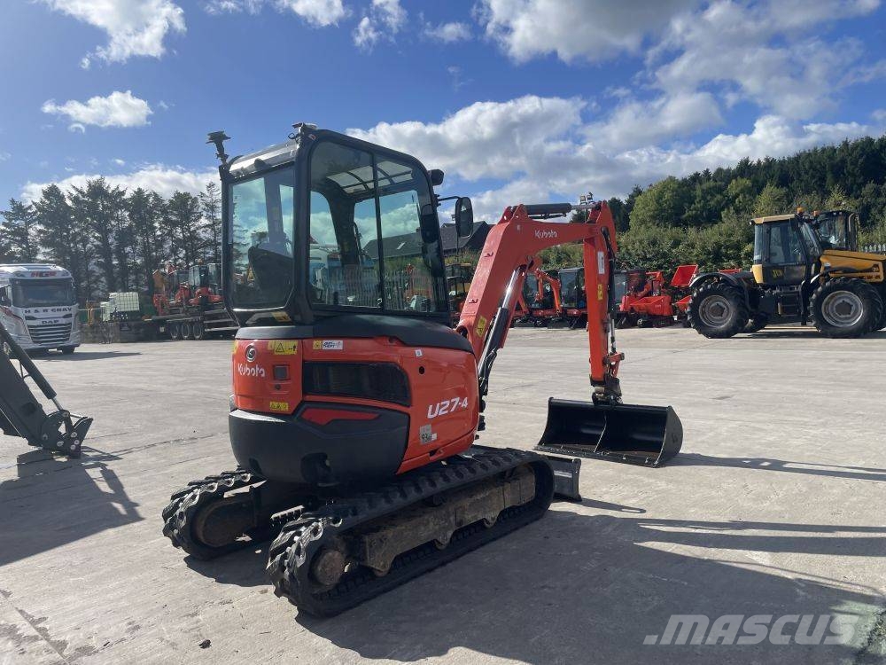 Kubota U 27-4 Mini bageri <7t
