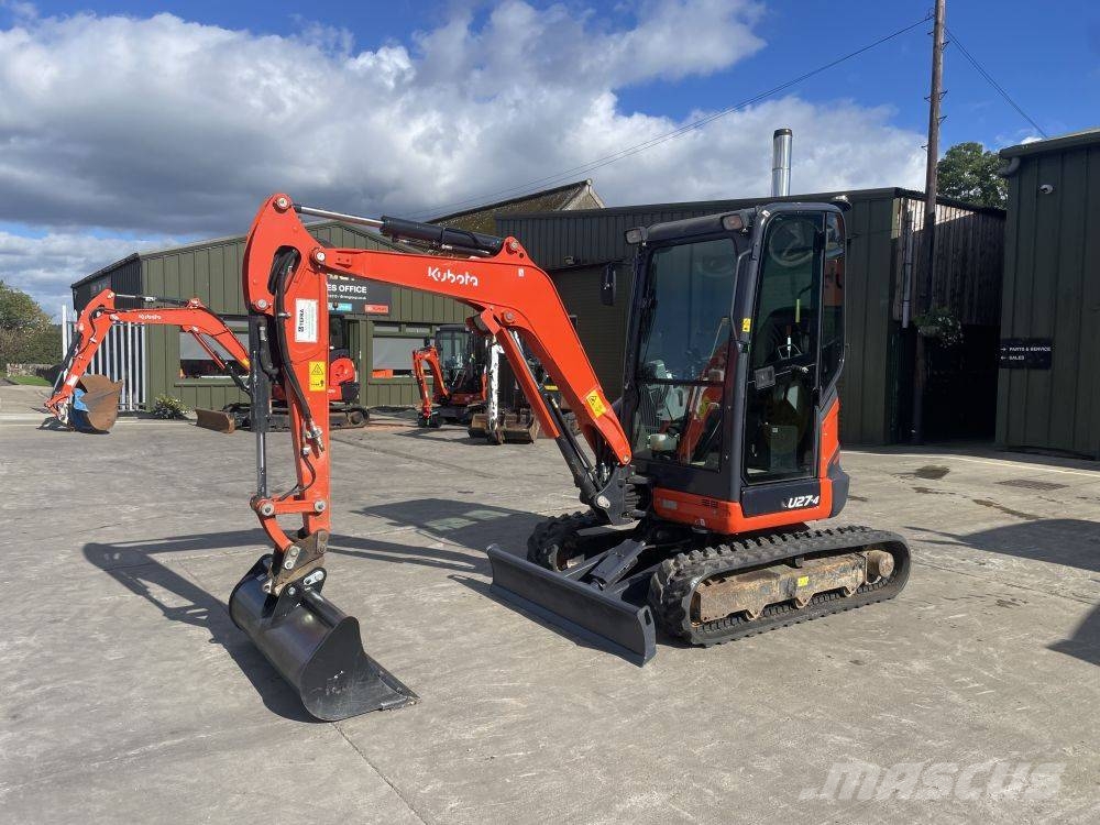 Kubota U 27-4 Mini bageri <7t