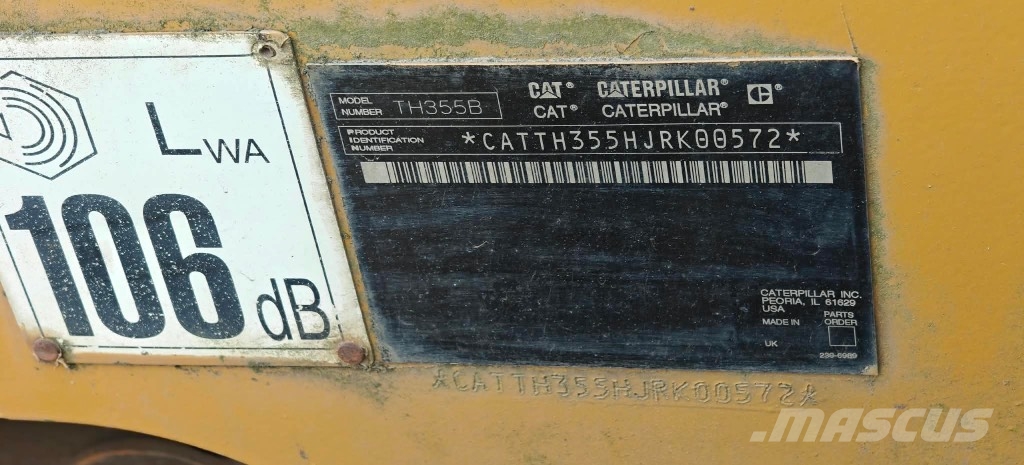 CAT TH 355 B Teleskopiskie manipulatori