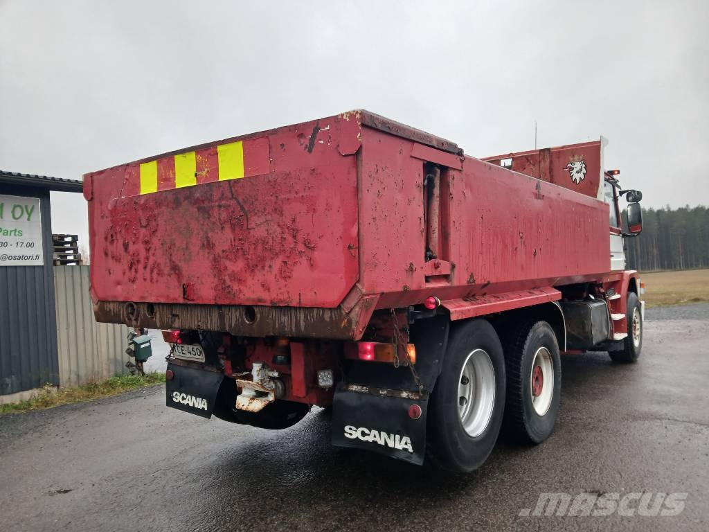 Scania T143 6x2 soralava Kipper