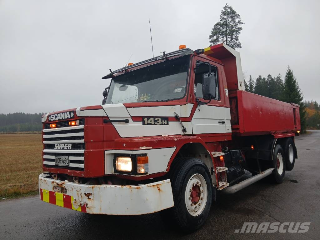 Scania T143 6x2 soralava Kipper