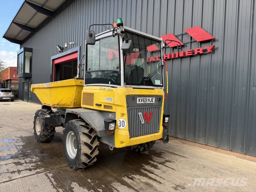 Wacker Neuson DV60 Dual View 6 ton Swivel Dumper Site dumpers