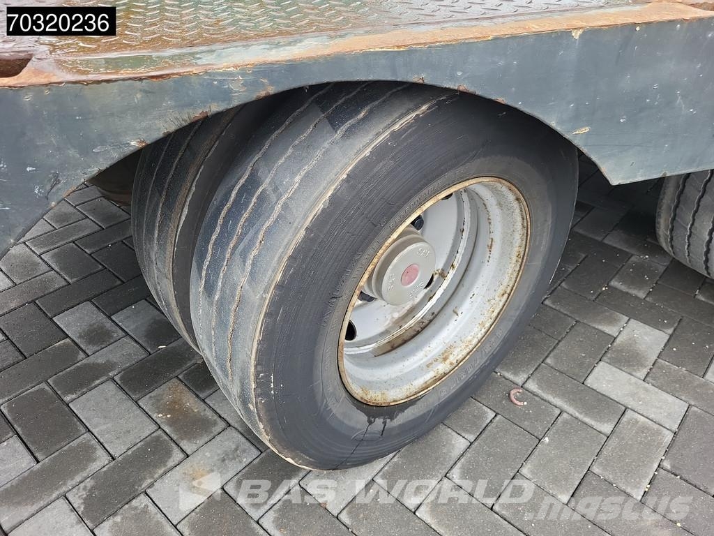 Es-ge 4.S0U-25-40.3H 4 axles 3x Steering Axle Extendable Semirremolques de góndola rebajada