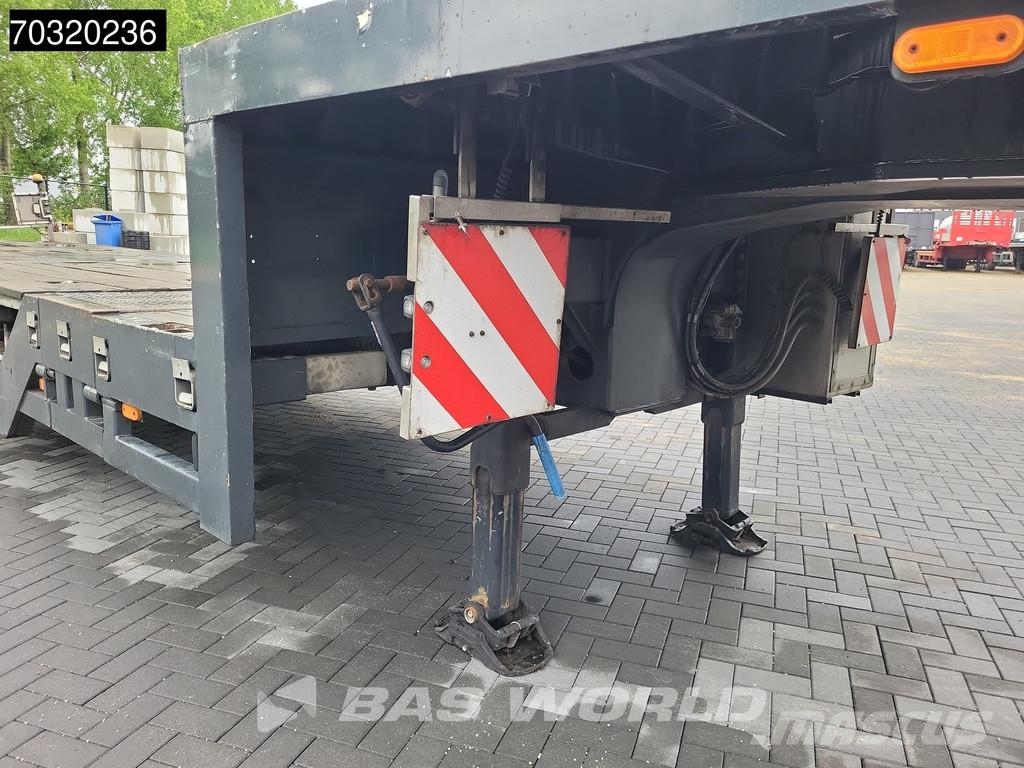 Es-ge 4.S0U-25-40.3H 4 axles 3x Steering Axle Extendable Semirremolques de góndola rebajada
