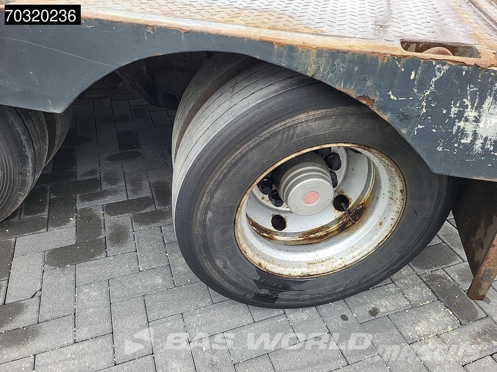 Es-ge 4.S0U-25-40.3H 4 axles 3x Steering Axle Extendable Semirremolques de góndola rebajada
